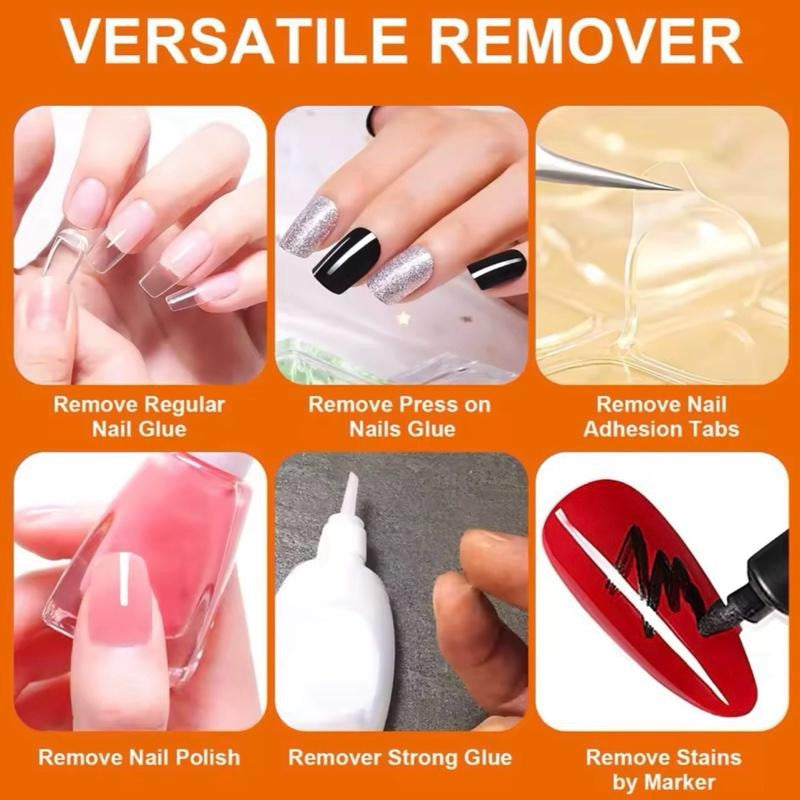 Nail Glue Remover with Vitamin E – Gentle Press-On Nail & Adhesive Dissolver | Gel Safe