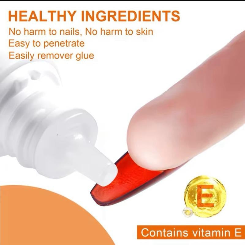 Nail Glue Remover with Vitamin E – Gentle Press-On Nail & Adhesive Dissolver | Gel Safe