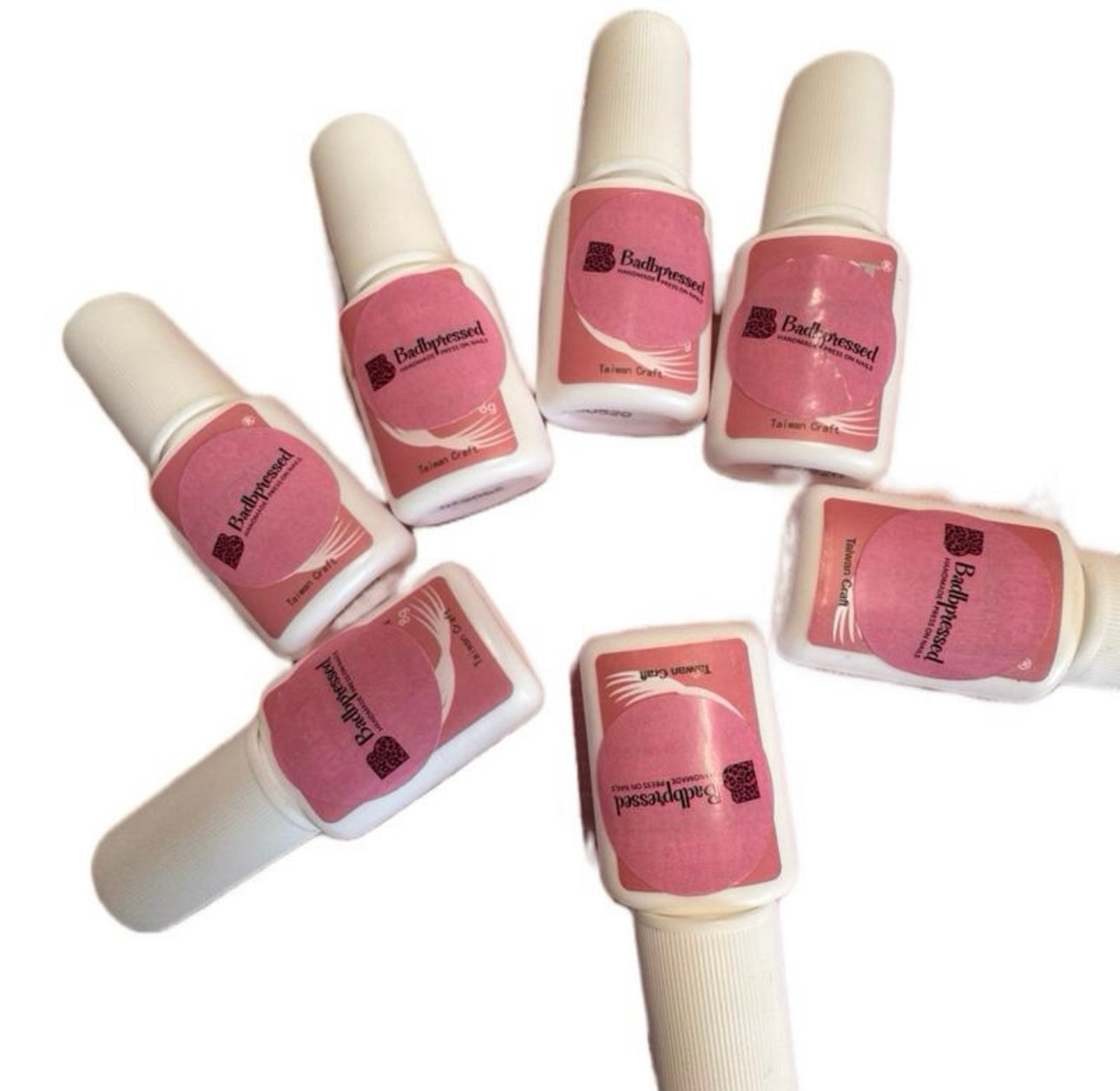 Brush on nail glue