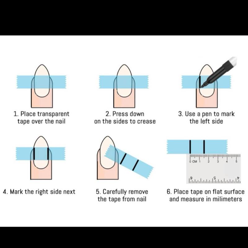 Handmade Press On Nails - Basic Black French Tip Nails